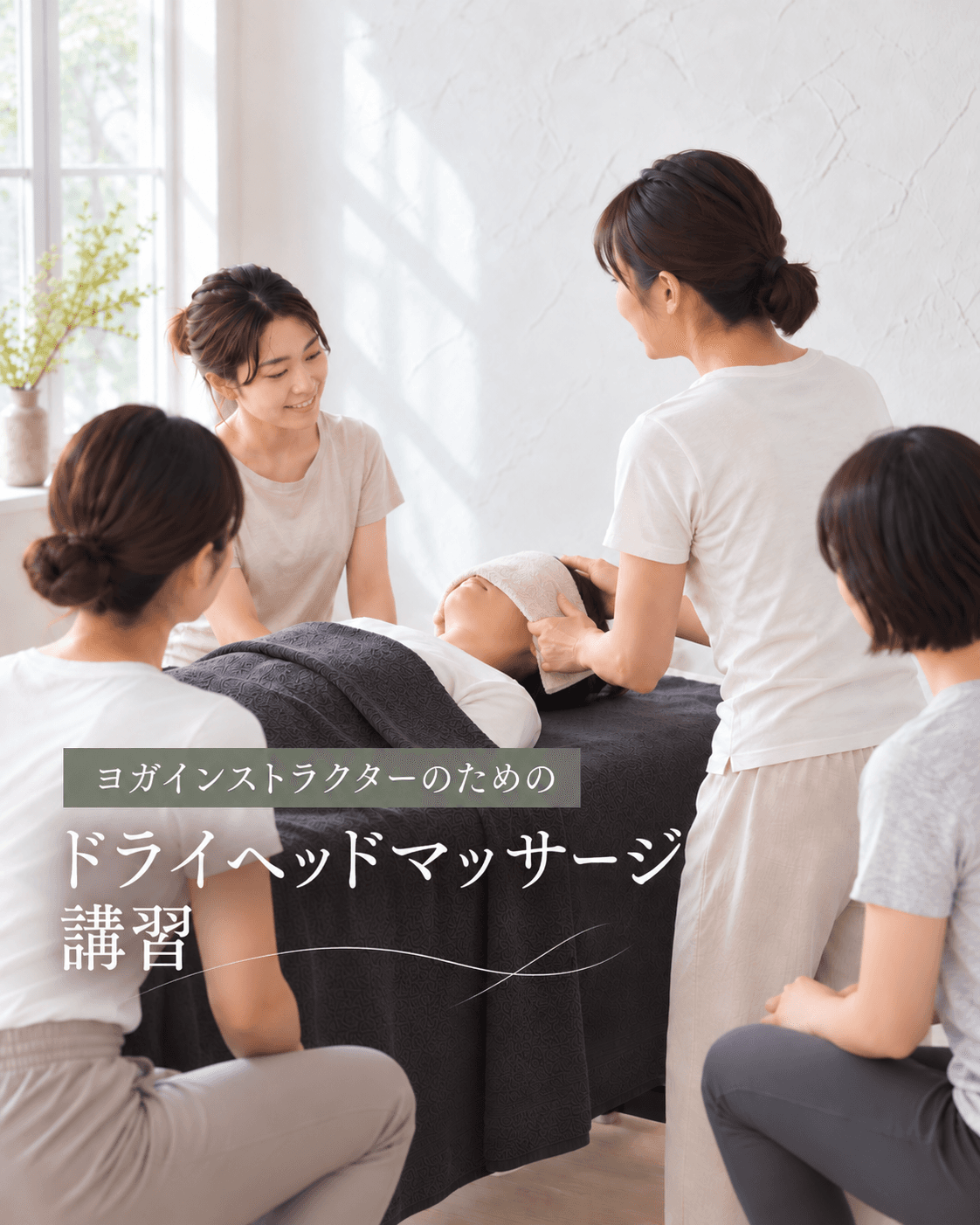 ドライヘッドマッサージ講習 画像1